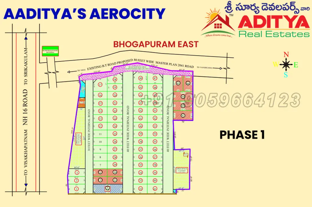 aero city layout bhogapuram