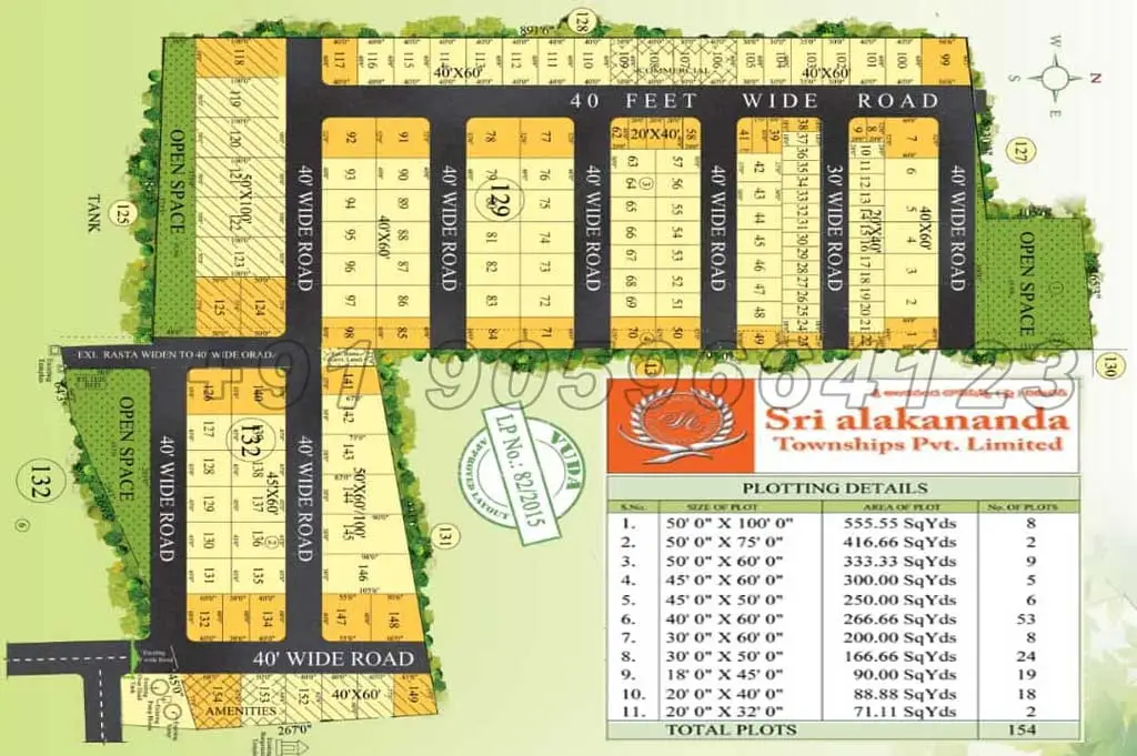 residential commercial plots duppada